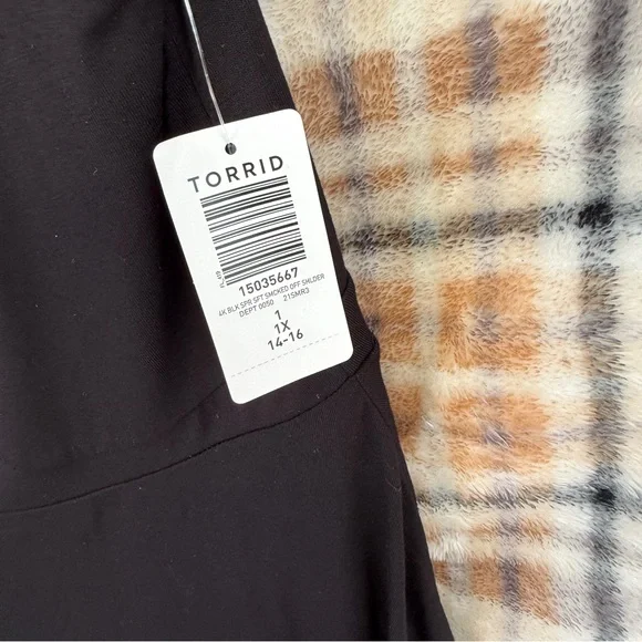 Torrid Black Blouse #107 - Picture 2 of 2